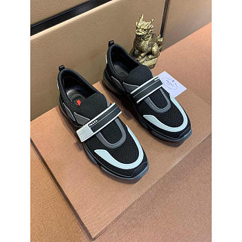 Prada Cloudbust Strap Sneaker Low Black