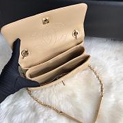 Chanel Top Handle Trendy Chevron Beige 25x17x12cm - 3