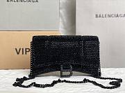 Balenciaga Hourglass Wallet On Chain In Black 19x12x5cm - 1