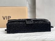 Balenciaga Hourglass Wallet On Chain In Black 19x12x5cm - 5