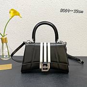 Balenciaga Adidas Hourglass Small Handbag in Black and White 23x10x24cm - 1