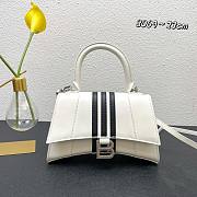 Balenciaga Adidas Hourglass Small Handbag in White and Black 23x10x24cm - 1