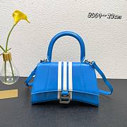 Balenciaga Adidas Hourglass Small Handbag in Blue and White 23x10x24cm - 1
