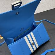 Balenciaga Adidas Hourglass Small Handbag in Blue and White 23x10x24cm - 6