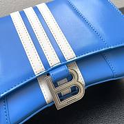 Balenciaga Adidas Hourglass Small Handbag in Blue and White 23x10x24cm - 5