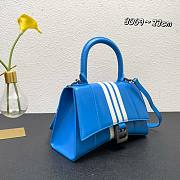 Balenciaga Adidas Hourglass Small Handbag in Blue and White 23x10x24cm - 2