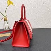 Balenciaga Adidas Hourglass Small Handbag in Red and White 23x10x24cm - 4
