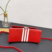 Balenciaga Adidas Hourglass Small Handbag in Red and White 23x10x24cm - 3