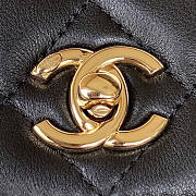 Chanel Wallet On Chain Black Lambskin Gold 19x12x3.5cm - 3