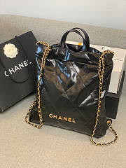 Chanel Large Backpack 22 Black 51x40x9cm - 1