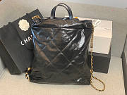 Chanel Large Backpack 22 Black 51x40x9cm - 2