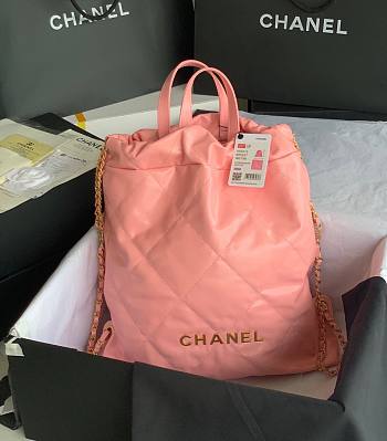 Chanel Large Backpack 22 Pink 51x40x9cm