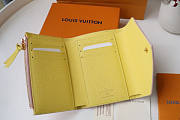 Louis Vuitton LV Victorine Wallet Pink And Yellow 12x9.5x1.5cm - 6