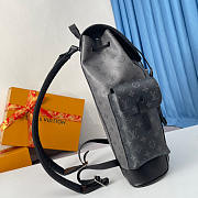 Louis Vuitton LV Christopher Reverse Eclipse Backpack Bag Black MM 38x44x21cm - 5