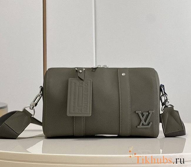 Louis Vuitton LV City Keepall Bag Khaki Green 27 x 17 x 13 cm - 1