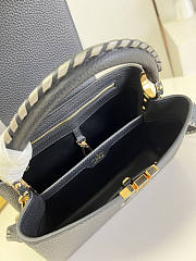 Louis Vuitton LV Capucines Black MM 31.5x20x11cm - 5