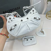 Balenciaga Women's Le Cagole Xs Shoulder Bag White 26x16x7cm - 2