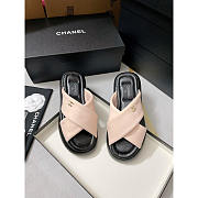 Chanel Fabric Mules Nude Pink - 2