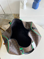 Louis Vuitton LV Keepall Bandouliere 50 Monogram Green 50x29x23cm - 6