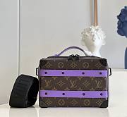 Louis Vuitton LV Handle Soft Trunk Purple 21.5x15x.7cm - 1