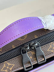 Louis Vuitton LV Handle Soft Trunk Purple 21.5x15x.7cm - 2