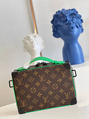 Louis Vuitton LV Handle Soft Trunk Green 21.5x15x.7cm - 2