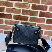 Gucci Messenger Bag With Interlocking G Black 21x16.5x8cm - 2