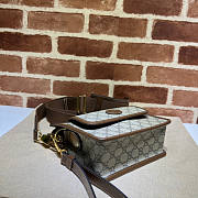 Gucci Messenger Bag With Interlocking G Brown 21x16.5x8cm - 4