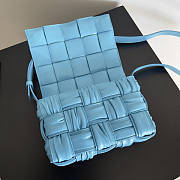 Bottega Veneta Cassette Blue 23x15x5.5cm - 6