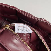 Bottega Veneta Cassette Red Wine 23x15x5.5cm - 6