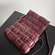 Bottega Veneta Cassette Red Wine 23x15x5.5cm - 2