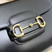 Gucci Horsebit 1955 Medium Bag Black 29x20x13cm - 6