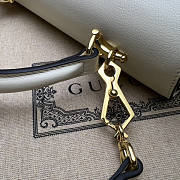 Gucci Horsebit 1955 Medium Bag White 29x20x13cm - 3