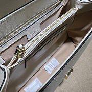 Gucci Horsebit 1955 Medium Bag White 29x20x13cm - 2