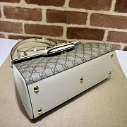 Gucci Horsebit 1955 Medium Bag White And Beige 29x20x13cm - 4