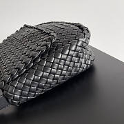 Bottega Veneta Cobble Shoulder Black Bag 27x20x9cm - 4