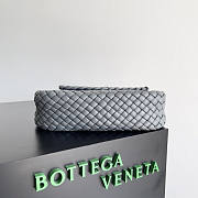 Bottega Veneta Cobble Shoulder Grey Bag 27x20x9cm - 5