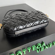 Bottega Veneta Knot Minaudiere On Strap Black 20x12x5.5cm - 3