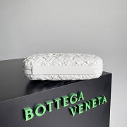 Bottega Veneta Knot Minaudiere White 20x12x5.5cm - 2