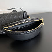 Bottega Veneta Pouch On Strap Black 18x9x8cm - 4