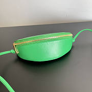 Bottega Veneta Pouch On Strap Green 18x9x8cm - 4