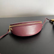 Bottega Veneta Pouch On Strap Wine 18x9x8cm - 5