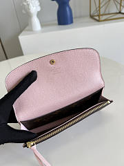 Lousi Vuitton LV Emilie Wallet Monogram Pink Ballerine 19 x 10 x 2 cm - 3