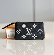 Louis Vuitton LV Key Pouch Black 13.5x7x1.5cm - 1