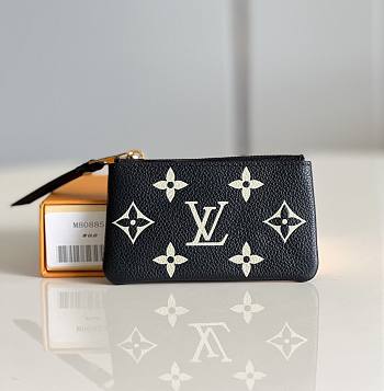 Louis Vuitton LV Key Pouch Black 13.5x7x1.5cm