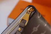 Louis Vuitton LV Zippy Wallet Grey 19.5x10cm - 2