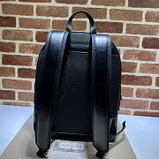 Gucci Backpack With Interlocking G Black 31.5x41x14.5cm - 5