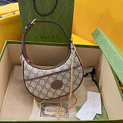 Gucci Half-Moon-Shaped Mini Bag With Interlocking G 22x12.5x5cm - 1