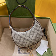 Gucci Half-Moon-Shaped Mini Bag With Interlocking G 22x12.5x5cm - 3