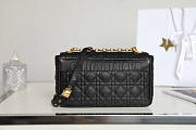 Dior Caro Black Calfskin 25.5x15.5x8cm  - 5